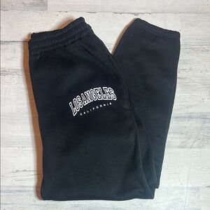 shein los angeles black sweatpants NWOT